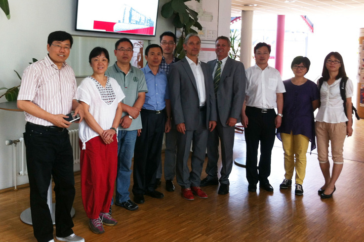 Besuch aus China am Campus Horb