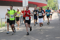 Benedikt Fries beim Halbmarathon