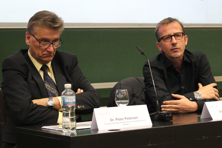 Dr. Peter Petersen und Dr. Wolfgang Bettolo (v.l.n.r.)