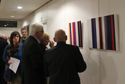 Gäste der Vernissage in der DHBW Stuttgart.