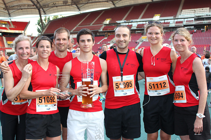 Das B2run Team der DHBW Stuttgart.