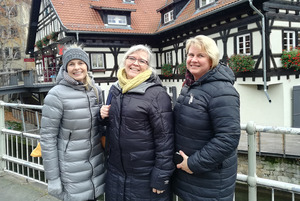 Trip to Esslingen Christmas Market with Professor Margrit Ebinger, Dr. Tiina Tervaskanto-Mäentausta and Marja Kinisjärvi