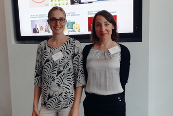 v.l.: Dr. Bettina Flaiz und Dr. Rose Seifert (Projektverantwortliche BWS plus NNHC)