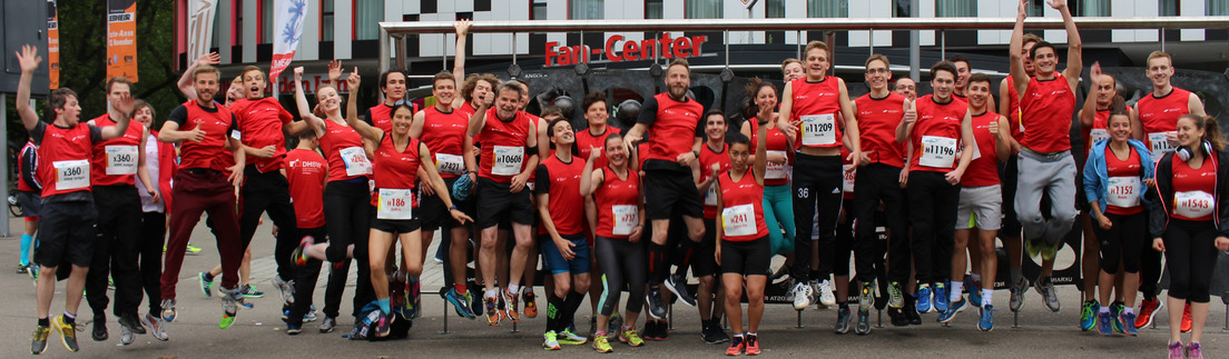 Team der DHBW Stuttgart beim Stuttgart-Lauf 2016