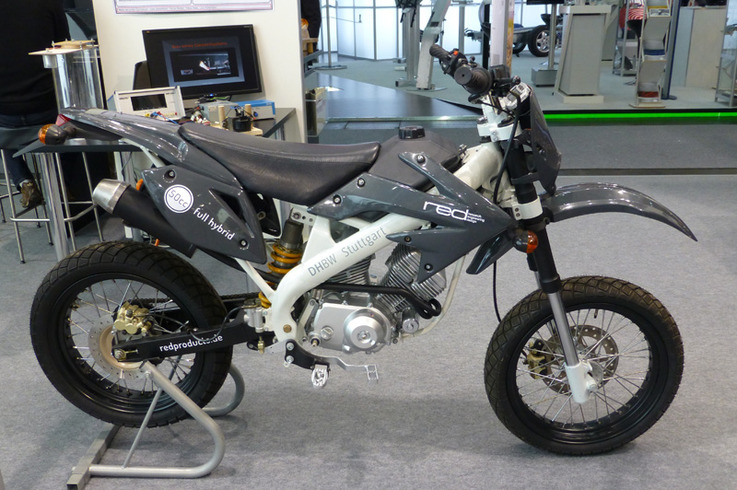 Hybrid-Motorrad des Campus Horb der DHBW Stuttgart