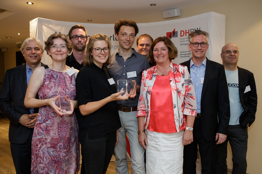 Verleihung des Planspielpreis 2017. Foto: ZMS DHBW Stuttgart, Thomas Lobenwein (Fotograf)