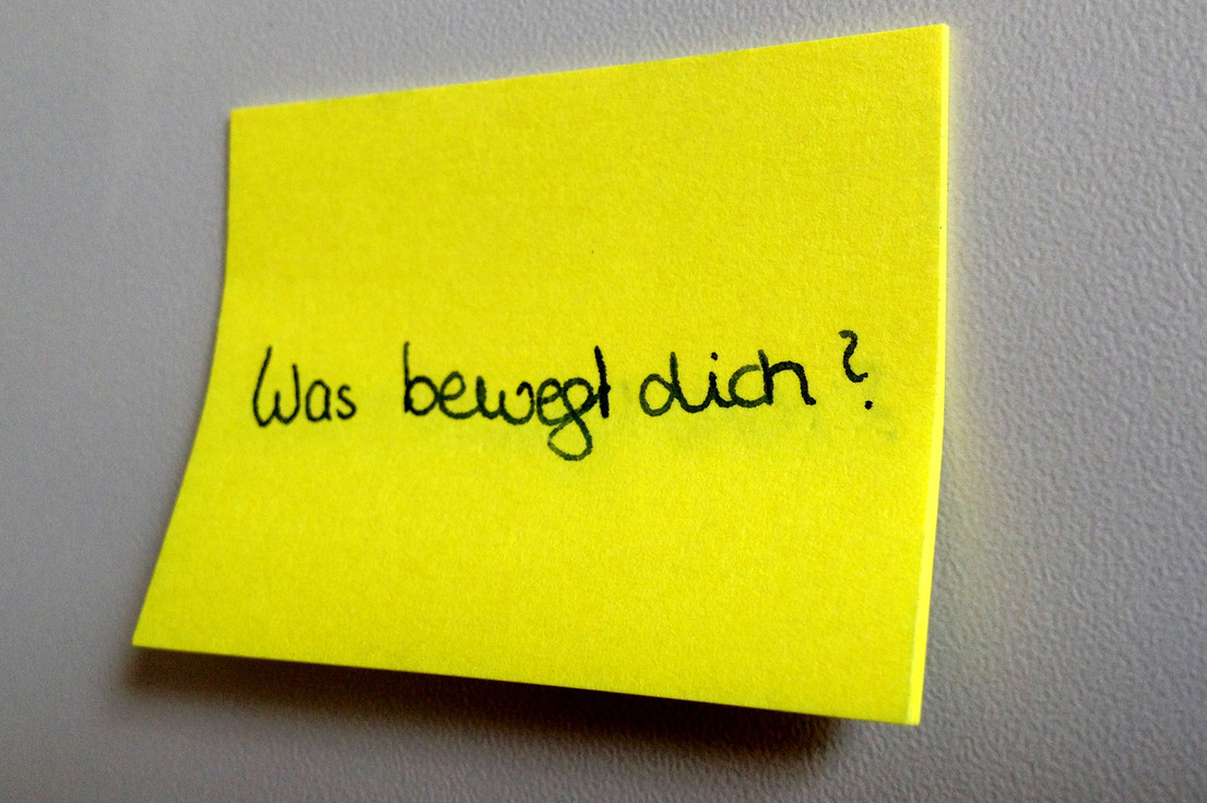 "Was bewegt dich?"