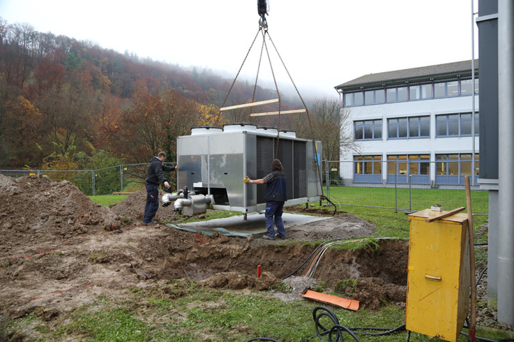 Bauarbeiten am Campus Horb