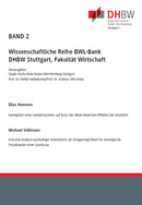 Buchcover Wissenschaftliche Reihe BWL-Bank – Band 2 (2013)