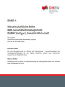 Buchcover Wissenschaftliche Reihe