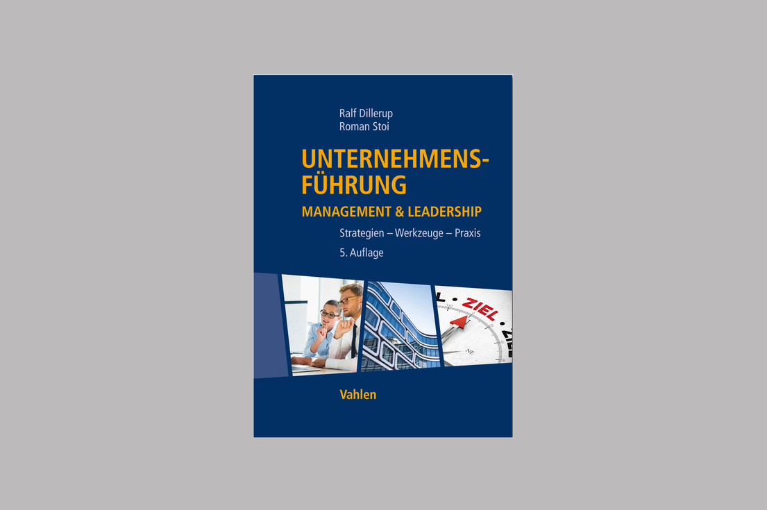 Titelbild Lehrbuch "Unternehmensführung – Management & Leadership"