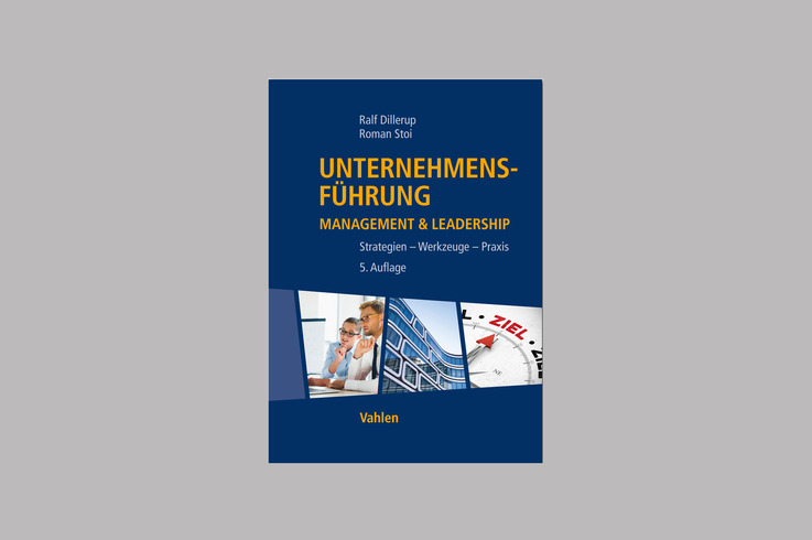 Titelbild Lehrbuch "Unternehmensführung – Management & Leadership"