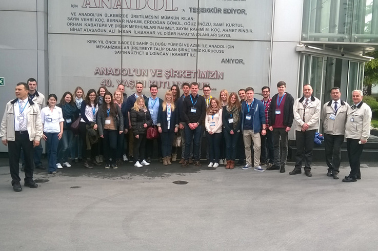 Studierende des Studiengangs Wirtschaftsingenieurwesen in Istanbul.