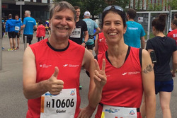 Prof. Dr. Günter Rieger und Prof. Dr. Kathrin Ripper freuen sich auf den Halbmarathon