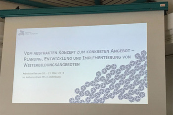 Arbeitstreffen „Vom abstrakten Konzept zum konkreten Angebot“ in Oldenburg