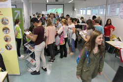 Besucherandrang bei den Ausstellern