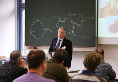 Lehrerinnen und Lehrer bei der Fortbildung am Campus Horb