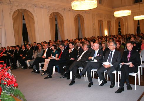 Festliches Ambiente im Weißen Saal des Neuen Schlosses