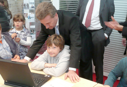 Ministerpräsident bei der Kinderakademie auf dem Ideenpark