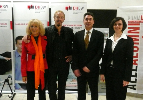 Angelika und Ulrich Hohloch, Prof. Dr. Joachim Weber, Sabine Kull (v. l. n. r.)