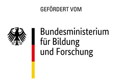 Logo "Gefördert durch das Bundesministerium für Bildung und Forschung"