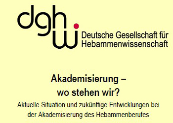 Die Deutsche Gesellschaft für Hebammenwissenschaft (DGHWi) lud am 07.12.2018 zu ihrer Konferenz nach Hamburg ein.